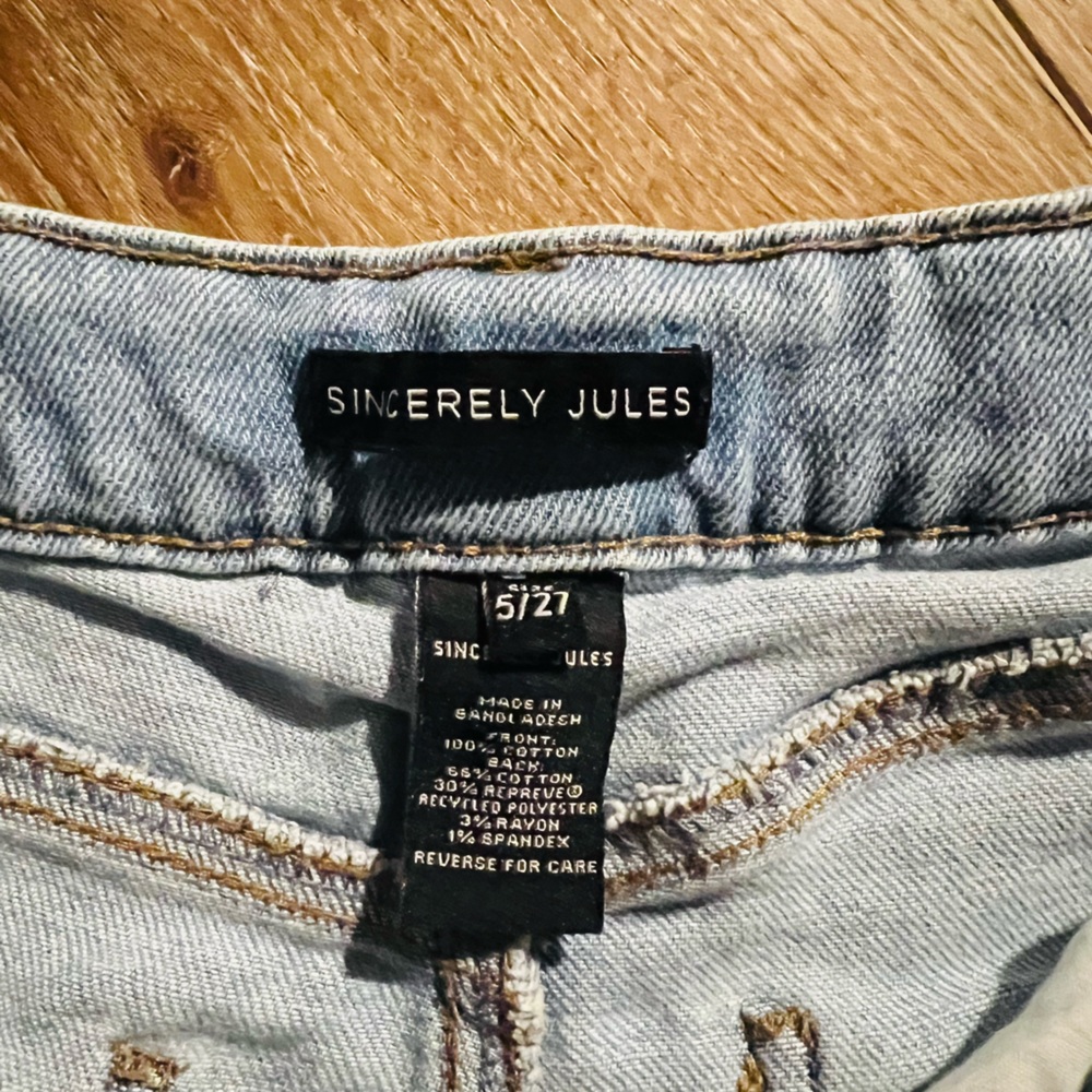 Sincerely Jules denim shorts